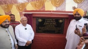 कैबिनेट मंत्री बरिंदर कुमार गोयल और तरुनप्रीत सिंह सौंद ने खन्ना में 70.52 करोड़ रुपये की लागत से पूर्ण हुए सिंचाई परियोजनाओं का किया उद्घाटन